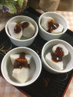 やわらかな里芋の甘味噌だれ♡-レシピのメイン写真