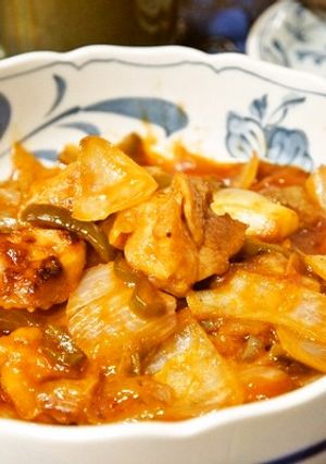 甘酸っぱさが人気♪鶏肉のケチャップ炒め-レシピのメイン写真