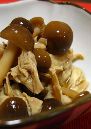 湯葉としめじの炊いたん-レシピのメイン写真