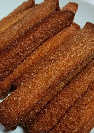 簡単♪食パン揚げパンドーナツ✨-レシピのメイン写真