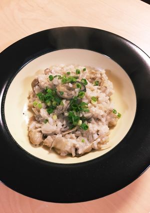 ビバ適当！牡蠣と舞茸のリゾット-レシピのメイン写真