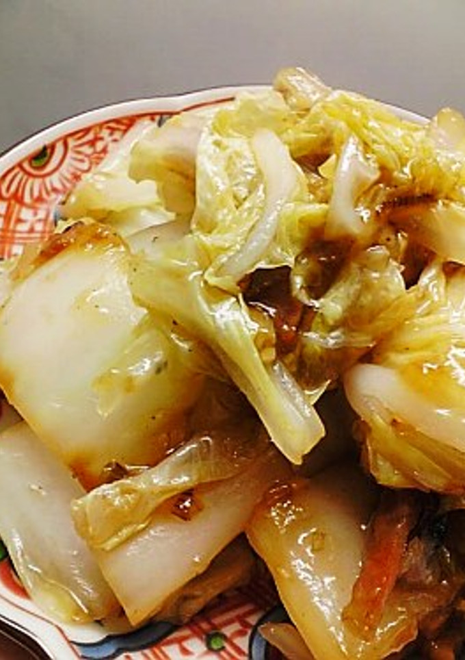 白菜と干し肉の炒めもの-レシピのメイン写真