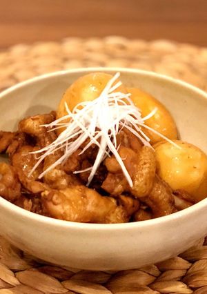 鶏手羽元と卵の甘辛煮♡圧力鍋使用-レシピのメイン写真