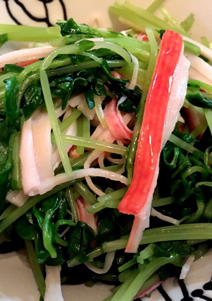 豆苗の和え物-レシピのメイン写真