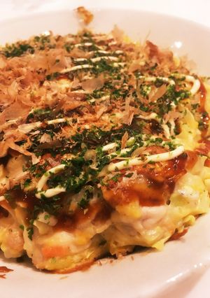 長芋や天かす不要☆もちフワお好み焼き-レシピのメイン写真