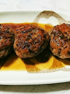 ねぎ入り豚つくねの照り焼き-レシピのメイン写真