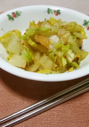 焼き白菜のピリ辛甘酢和え-レシピのメイン写真