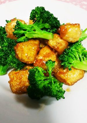 ブロッコリーと豆腐の激ウマ中華炒め-レシピのメイン写真
