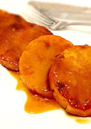 ねっとり濃厚♡かぼちゃの甘辛焼き-レシピのメイン写真