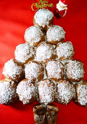 Xmasクリスマスツリーチョコちぎりパン-レシピのメイン写真