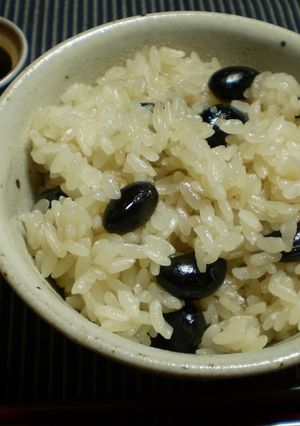 おせちの残りで　黒豆おこわ-レシピのメイン写真