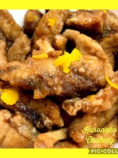 残り物のお刺身で唐揚げポン酢だれ☆-レシピのメイン写真