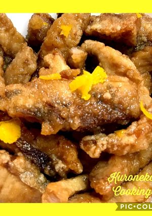 残り物のお刺身で唐揚げポン酢だれ☆-レシピのメイン写真