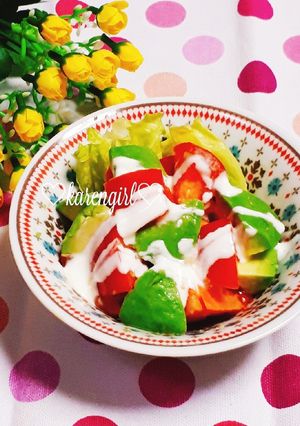 ☆アボカド&トマトのメイプルヨーグルト☆-レシピのメイン写真