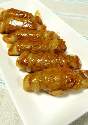 簡単！お餅の肉巻き-レシピのメイン写真
