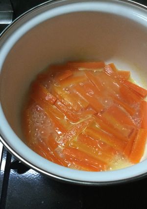 離乳食用 人参のグラッセ-レシピのメイン写真