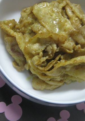 超安超早　３分で豚バラ肉カレー焼き-レシピのメイン写真