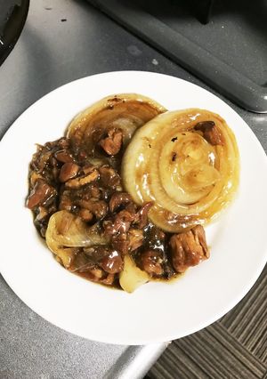 簡単すぎて旨い!焼き鳥缶と玉ねぎ焼き★-レシピのメイン写真