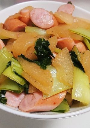 冬瓜とチンゲン菜のしっかり味炒め-レシピのメイン写真