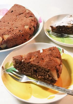 HM=炊飯器で❤リンゴのぶらうにぃ〜風-レシピのメイン写真