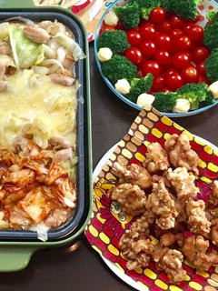 ブルーノでチーズタッカルビ-レシピのメイン写真