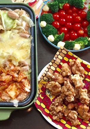 ブルーノでチーズタッカルビ-レシピのメイン写真