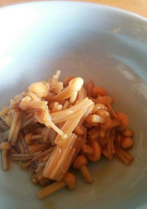 納豆のたれで、なめたけ-レシピのメイン写真