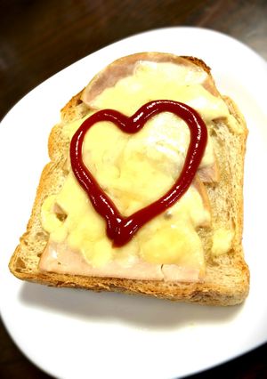 超簡単！心のこもったハムチーズトースト-レシピのメイン写真