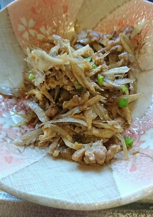 豚肉とゴボウのスタミナ料理-レシピのメイン写真