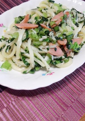 鉄分＆カルシウムたっぷり☆簡単やきうどん-レシピのメイン写真
