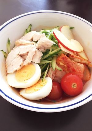 チムチの汁活用！そうめん冷麺-レシピのメイン写真