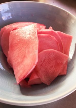 下漬け不要 簡単 赤カブの甘酢漬け-レシピのメイン写真