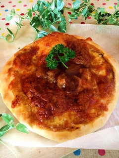 常温発酵!二次発酵なし★カレーピザ-レシピのメイン写真