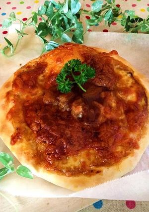 常温発酵！二次発酵なし★カレーピザ-レシピのメイン写真