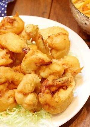 海老のフリッター♪手作りエビマヨソース-レシピのメイン写真