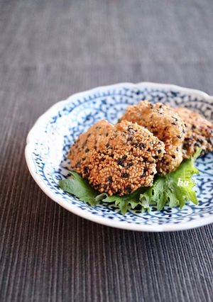 ［鶏ムネ ゴマ焼き＊1人分 お弁当］-レシピのメイン写真