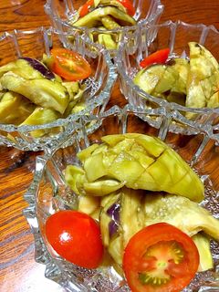 レンジde簡単♡ナスの煮浸し-レシピのメイン写真