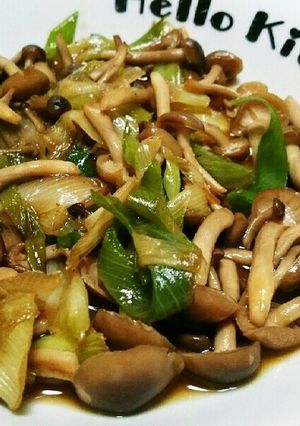 葱とシメジのバター炒め-レシピのメイン写真