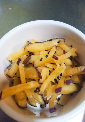 サツマイモのバターきんぴら-レシピのメイン写真