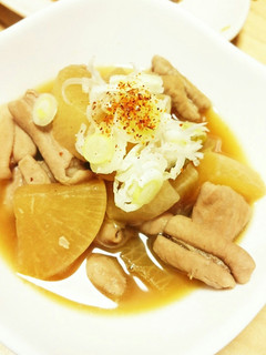 ご飯が進みます!モツと大根煮♪-レシピのメイン写真