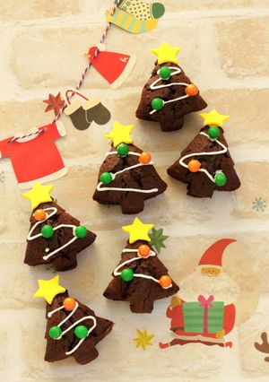 * クルミnoクリスマスツリーショコラ♪-レシピのメイン写真
