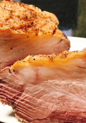 豚ショルダー塊肉でローストポーク-レシピのメイン写真