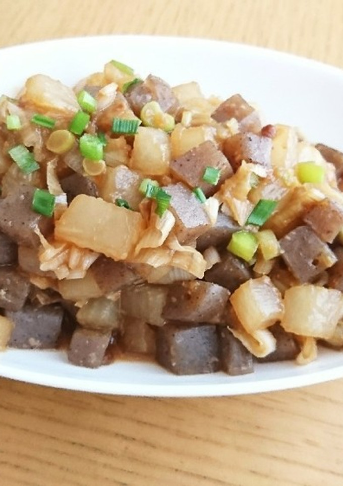 モツ煮込み風☆大根と蒟蒻の味噌煮込み-レシピのメイン写真
