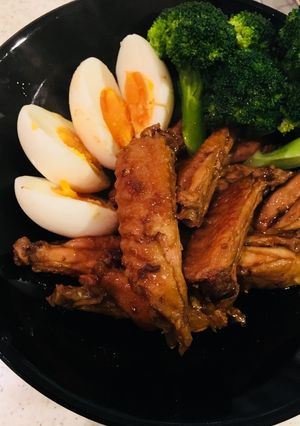 焼き肉のたれで煮込むだけ！手羽の甘辛煮-レシピのメイン写真