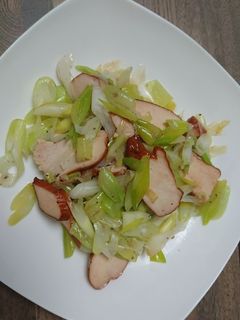 サラダチキンと葱炒め-レシピのメイン写真