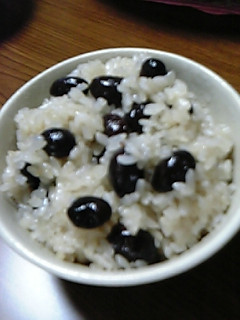 残りの黒豆で☆炊き込みおこわ-レシピのメイン写真