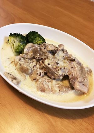 チキンのマスタード煮-レシピのメイン写真