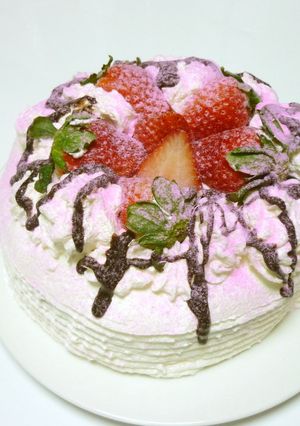 いちごのXmasケーキ-レシピのメイン写真