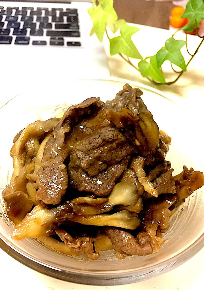 牛肉と舞茸のしぐれ煮-レシピのメイン写真