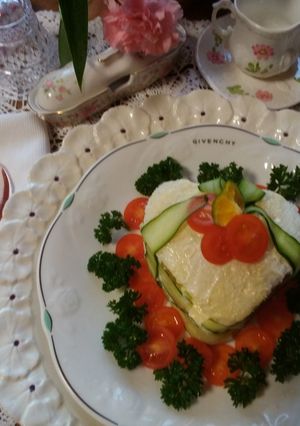 ケーキ風サンドイッチ-レシピのメイン写真